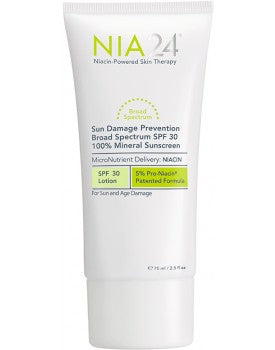 NIA24 Sun Damage Prevention 100% Mineral Sunscreen SPF30 - 2.4 oz