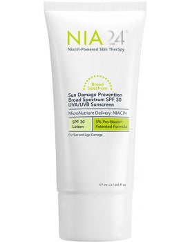 NIA24 Sun Damage Prevention UVA/UVB Sunscreen SPF30 - 2.4 oz